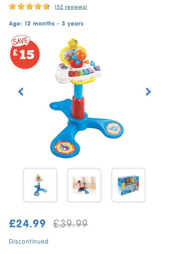vtech baby sit to stand music centre